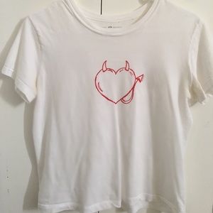 brandy meville white devil heart tee
